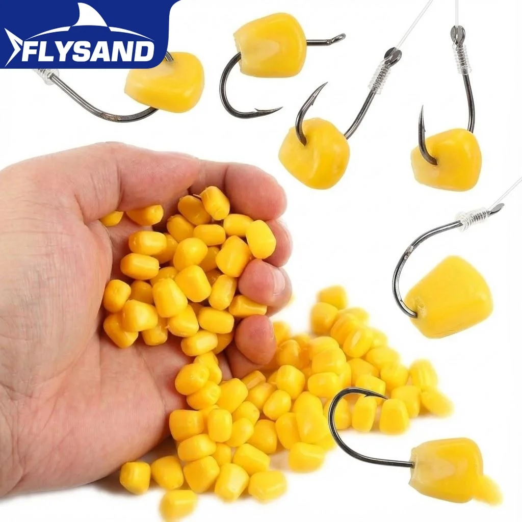 Appât flottant pour carpe 100PCS maïs coloré parfum crémeux - idéal pêche carpe de roseau