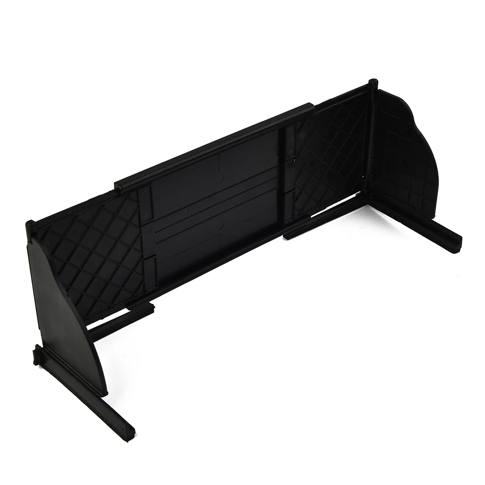 

Black Car Navigator Sun Shade Radio Cover Universal Accessories Adjustable Anti-Glare Anti-reflections Durable.