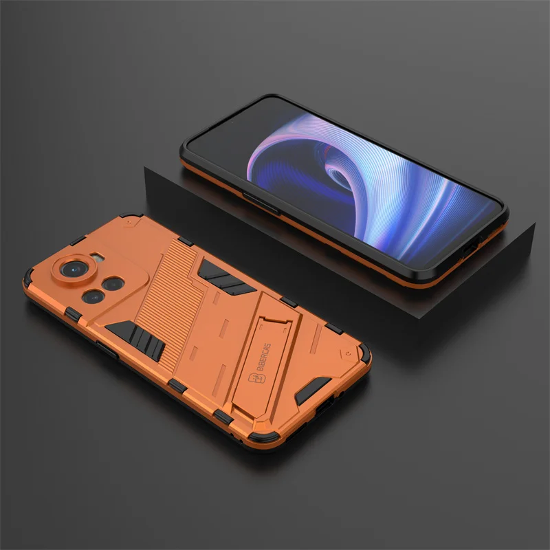 OnePlus Ace 5G Shockproof Magnetic Armor Protective Phone Case with Stand Holder