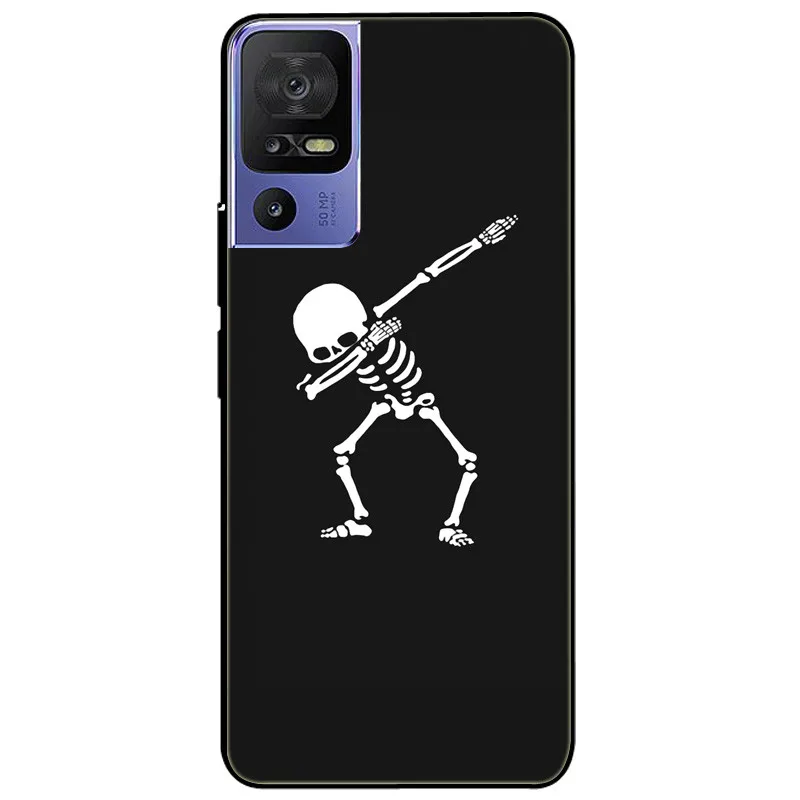 Black Tiger Lion Soft Silicone Protective Case - TPU Bumper Cover