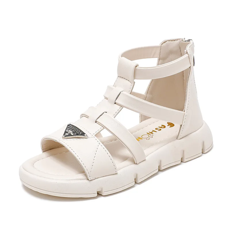 여아 글래디에이터 샌들 2026 신상 여름 아동 패션 공주 하이탑 슈즈 다용도 키즈 캐주얼 비치 휴가 샌들