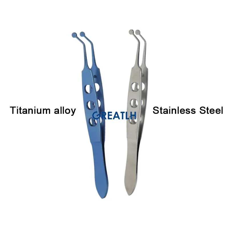 Stainless Steel Titanium Alloy Massage Forceps Meibomian Gland Compressor Meibum Expressor Eyelid Tool Ophthalmic Instrument ophthalmic microsurgical scissors ophthalmic surgical instruments