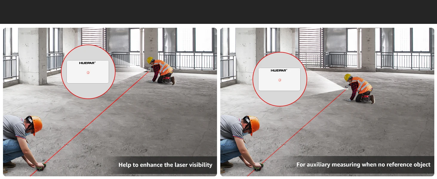 60M/120M/100M/200M Laser Range Finder Dual Laser Meter High Accuracy Laser Dista