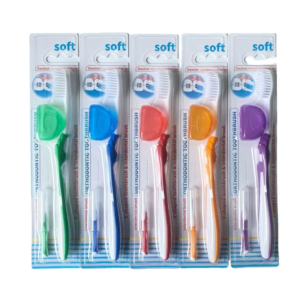 

1PC Durable Double-layer Denture Box Bath Travel Denture Case Cleaner Brush Denture Container with Basket Cleaning Tool