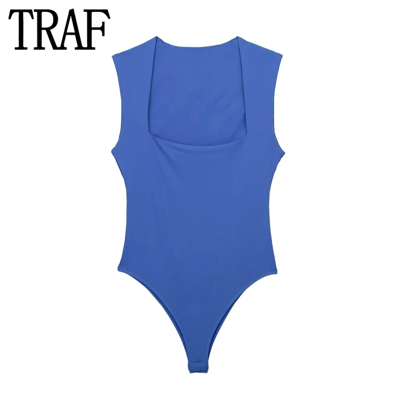 TRAF-Body plateado brillante para mujer, Tops de tirantes para mujer, Body  Sexy brillante sin mangas, ajustado, verano 2023 - AliExpress