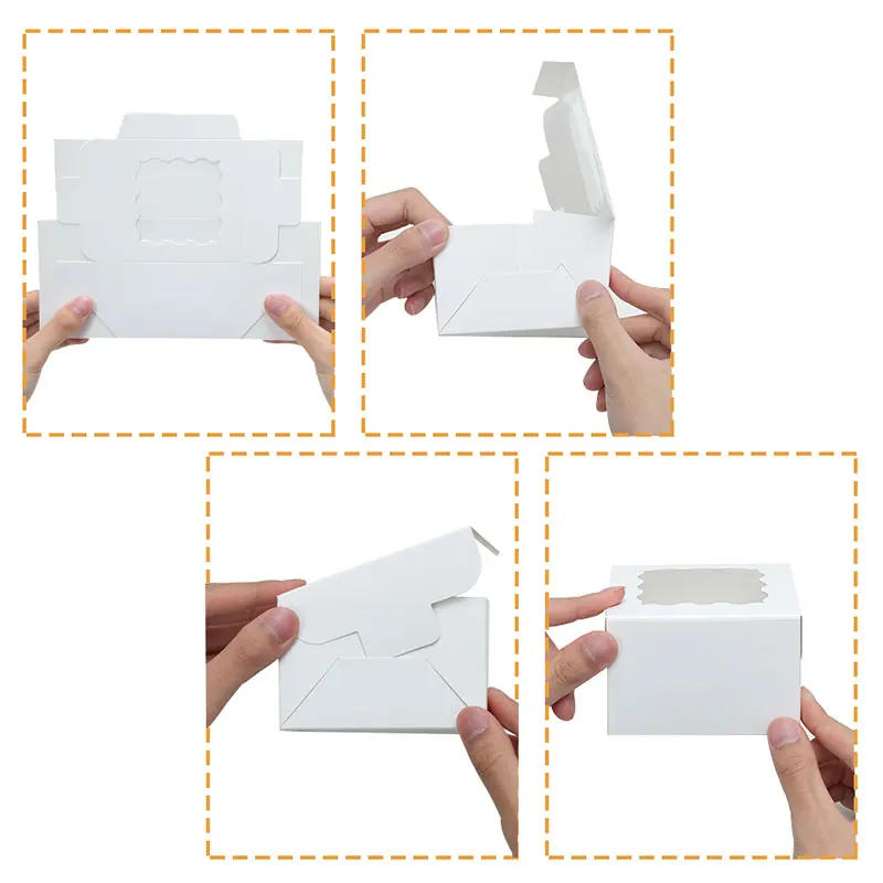 10/30 Pcs Paper Gift Boxes for Party Treats – Candy, Cookies, Chocolate, Cake Packaging... - SKU PGB00938 - UGI Packaging