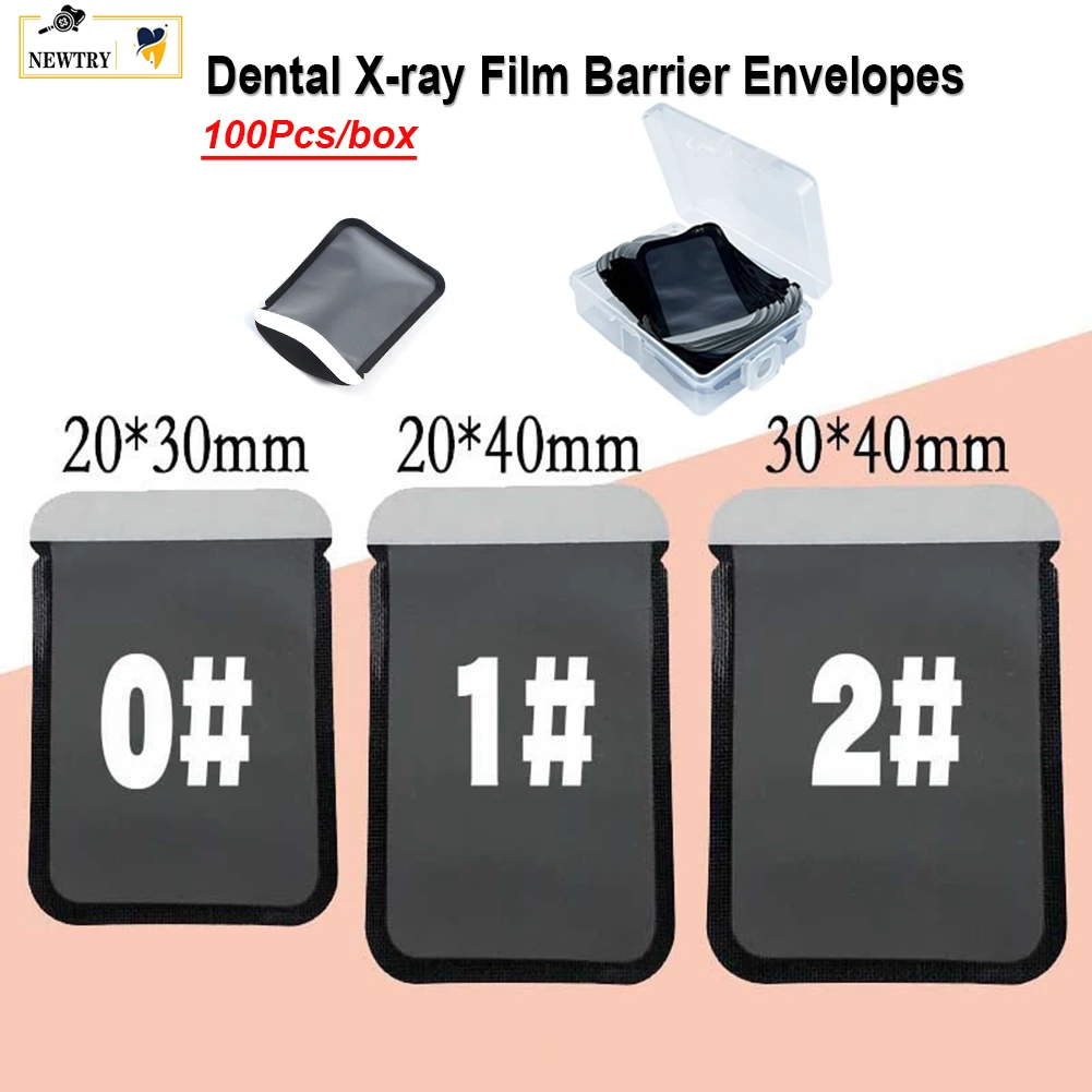 100PcsDisposableDentalLabDigitalXrayScanBarrierEnvelopeXRay