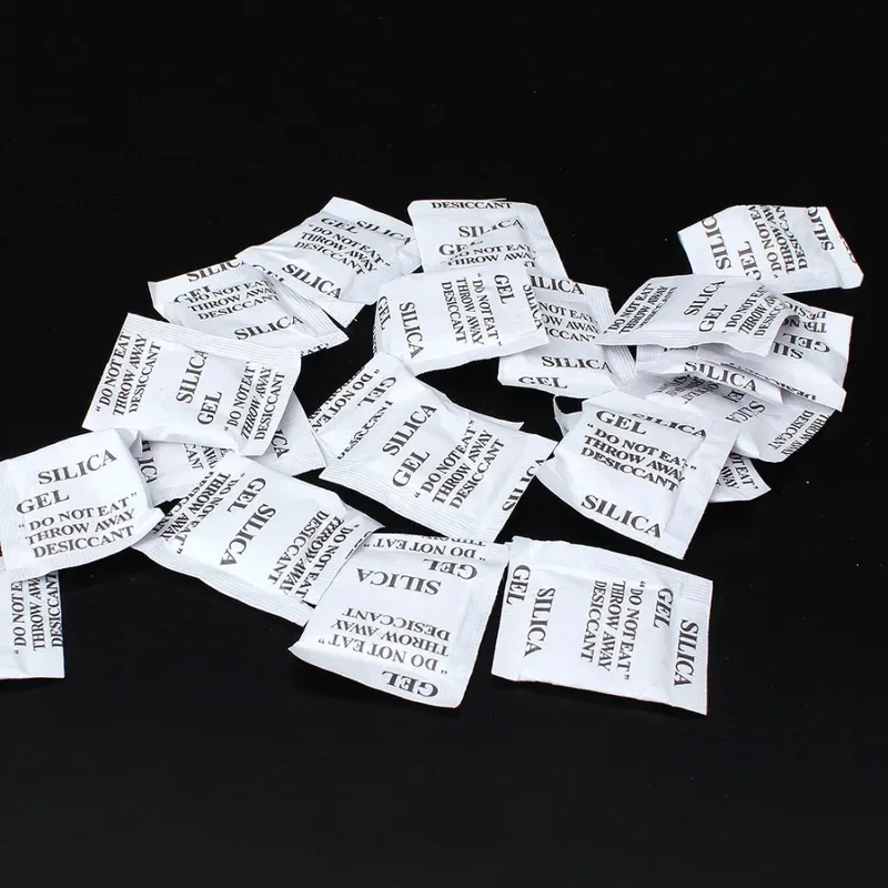 50Packs Non-Toxic Silica Gel Desiccant Damp Moisture Absorber Dehumidifier For Room Clothes Food Storage silica gel desiccant moisture absorber