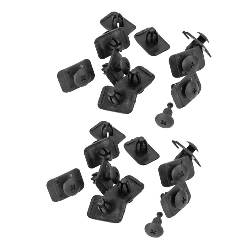 Parafango Liner Fastener Rivet Push Clips Fermo Per Mazda 323 626 929 Cx-9 Miata Millenia Mpv Mx-3 Mx-6 Nero, 20 Pz