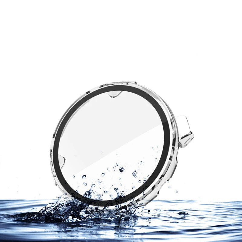 Durable Hard Shell Glass Screen Protector with Full Bumper Case