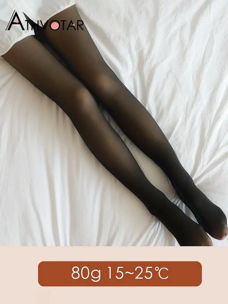 ATHVOTAR Leggings Thermal Women Pantyhose Sock Fake Stockings Sexy Thin Translucent  Tights High Waist Spring Autumn Leggings - AliExpress