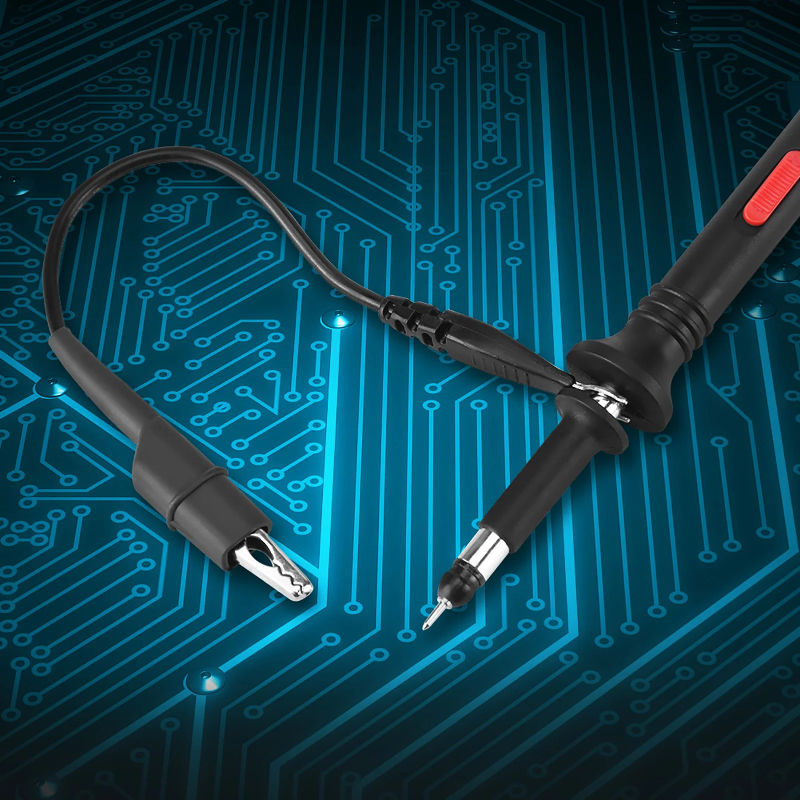 Oscilloscope Probe 200Mhz Oscilloscope Scope Test Probe Clip BNC P2200 X10/X1 Black Oscilloscope Probe X10/X1 200MHz