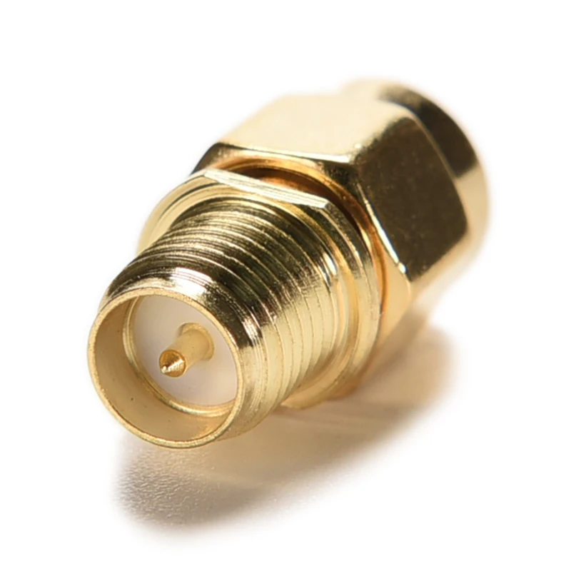 

Adapter convertor Straight goldplated 1Pcs SMA Male Plug to RP-SMA Female Jack RF Coax