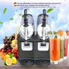 Double Cylinders Beverage Machine Commercial Snow Melting Machine 110V/220V Slush Cold Drink Dispenser Machine 1