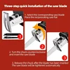Cordless Reciprocating Saw For Dewalt 18V 20V Battery Electric Cutting Saber Saw Wood Metal Pipe Cutting Power Tools（No Battery） 4