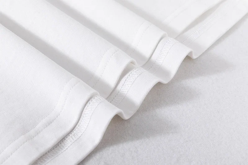 100 % Baumwolle, individuell bedrucktes, lockeres T-Shirt für Herren und Damen, Freizeitkleidung, modisches Kurzarm-T-Shirt, personalisierte Straße – Detail 8