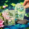 200cm/Roll Summer Lotus Pond PET Tape Cute Literary INS Style Journal Handbook Tapes Creative DIY Scrapbook Collage Stationery 4