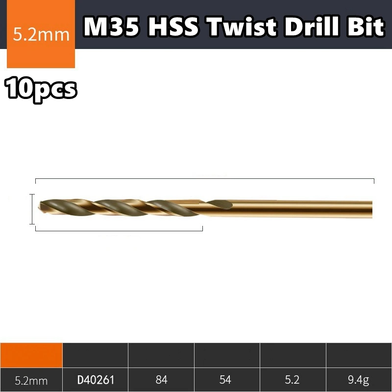 1mm-14mm 1pc/10pcs Cobalt Drill Bits For Metal Wood Working M43 HSS Co Steel Straight Shank 1-13mm Tw-ist Drill Bit Metalworking image 22