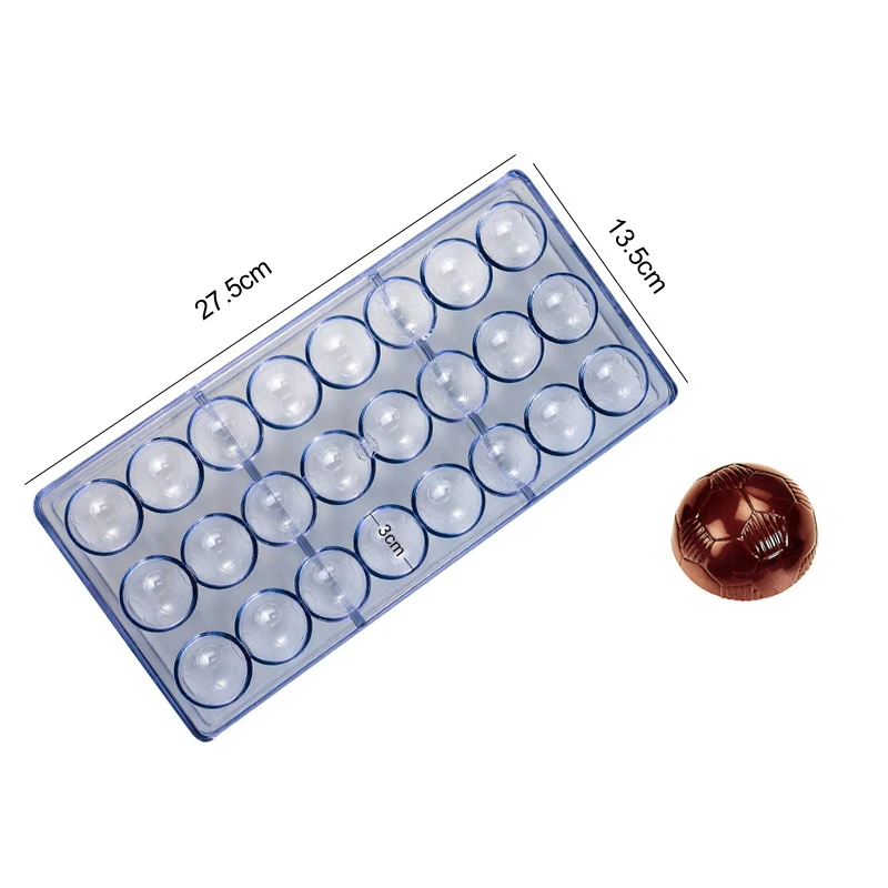 Chocolate Mold 3D Polycarbonate Transparent Plastic Kitchen Baking Tools for DIY Pastry... - SKU CMHB1738 - UGI Packaging