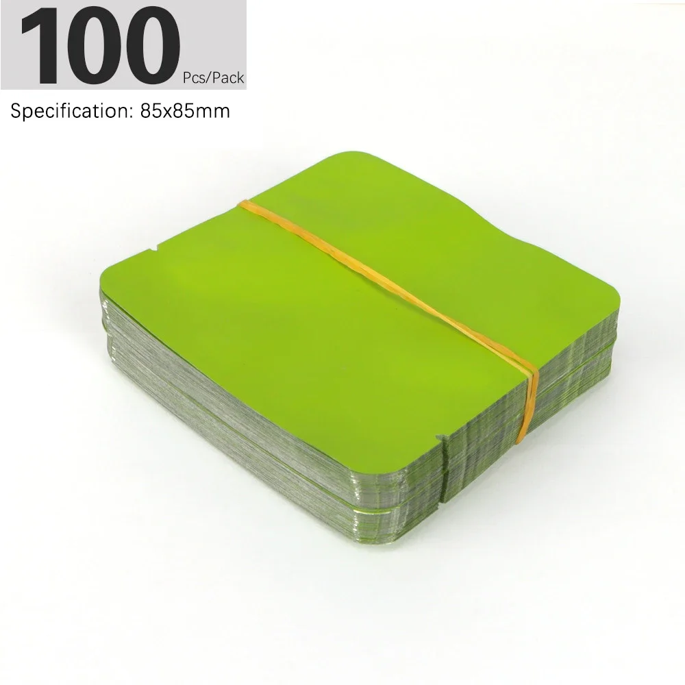 100pcs Portable Disposable Aluminum Foil Tea & Snack Packaging Bags