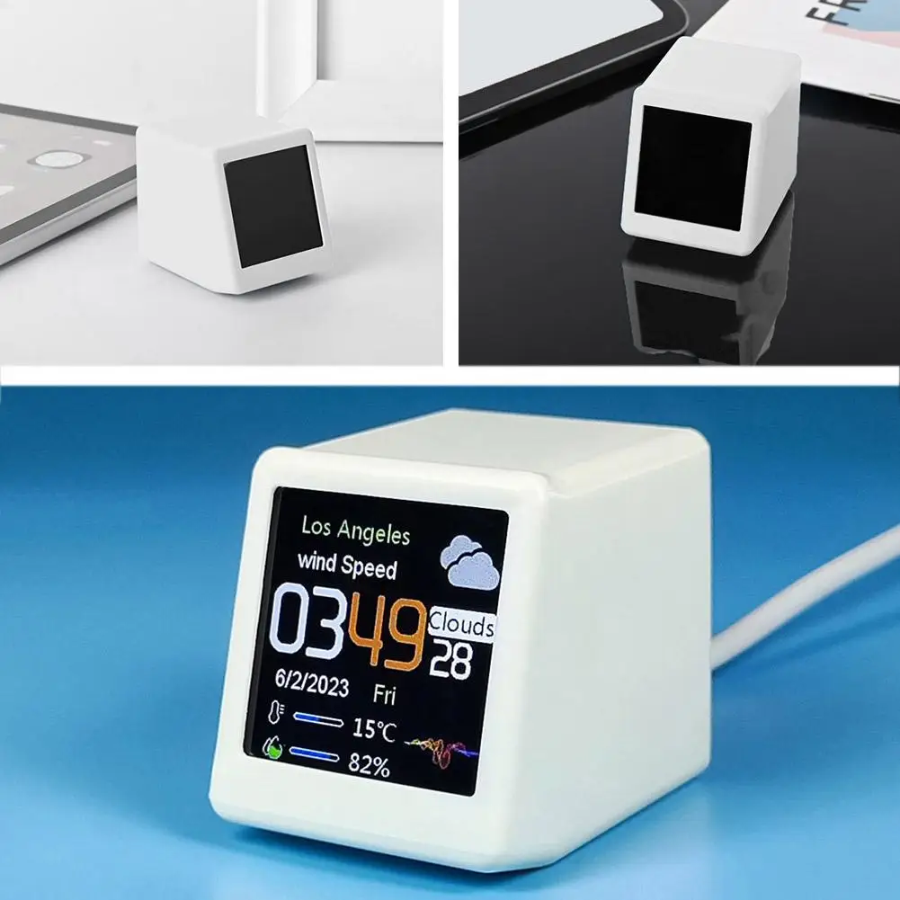 

Умные настольные мини-часы с отображением влажности и температуры