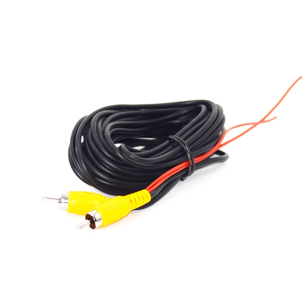 Advanced 10M Wired RCA Video Cable for Car Rear View Camera and Parking Monitor