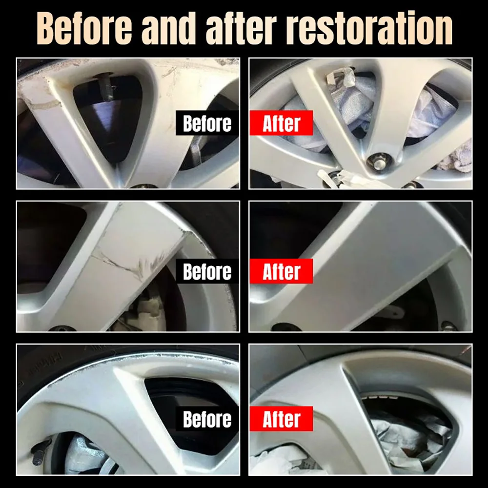 Car Hub Maintenance Scratches Removal Alloy Wheel Spoke Scratching Repair Wax Anti-oxidation Polisher for Mercedes CLASSE Vito