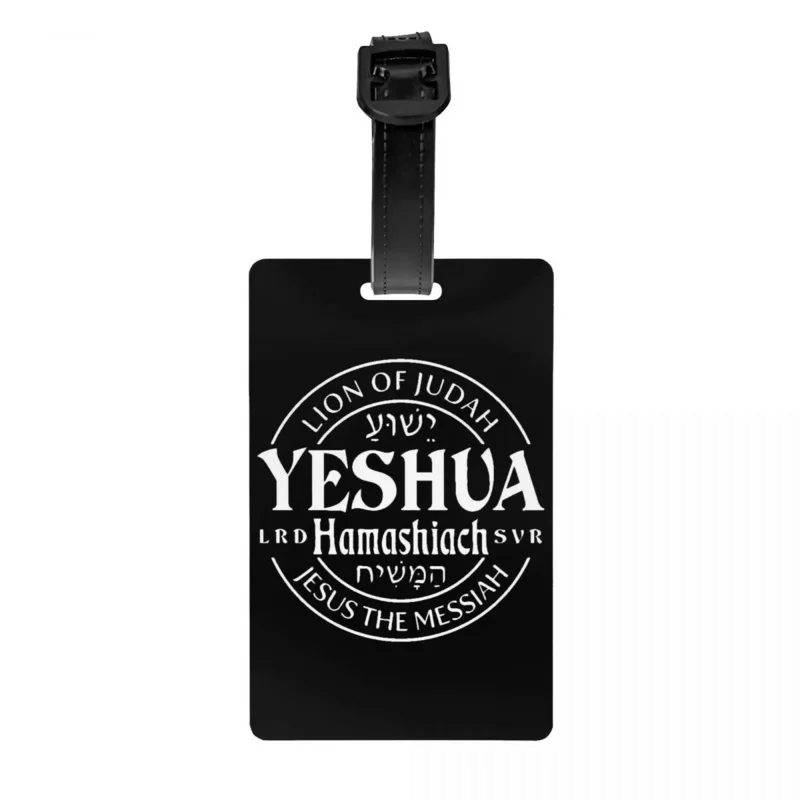 

Yeshua Иисус христианский багажный бирка для чемоданов Личная Обложка имя удостоверение личности