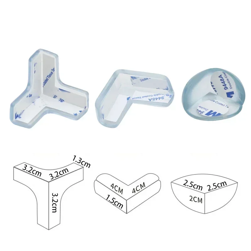 Silicone Table Corner Protector 4Pcs Baby Safety Protector Table Corner Edge Protection Cover Children Anticollision Edge Furniture