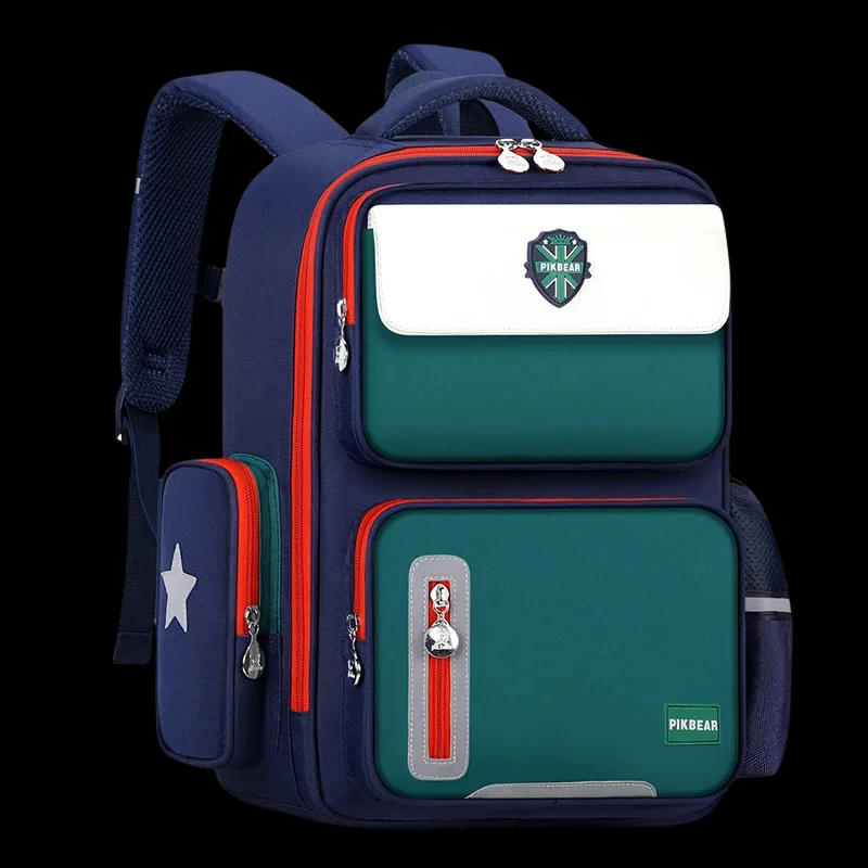 School Bag Backpacks For School Children Large Capacity Waterproof Multi Pockets Night Reflective Strip School Bags For Boy Girl