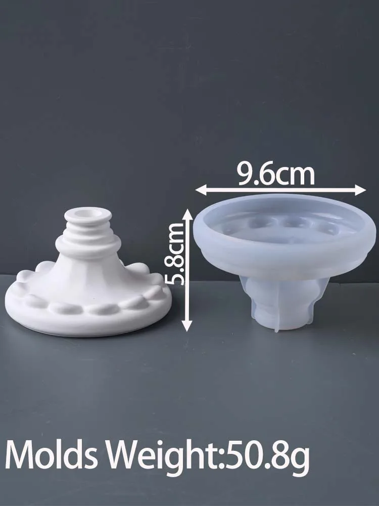 النمط الأوروبي شمعة حامل قالب من السيليكون لتقوم ب...