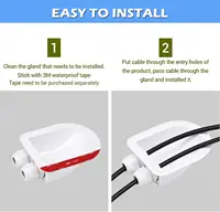 Panneau solaire en plastique ABS, support d'installation d'angle sans perçage, 7 ensembles, véhicule de camping à dessus plat marin RV 4