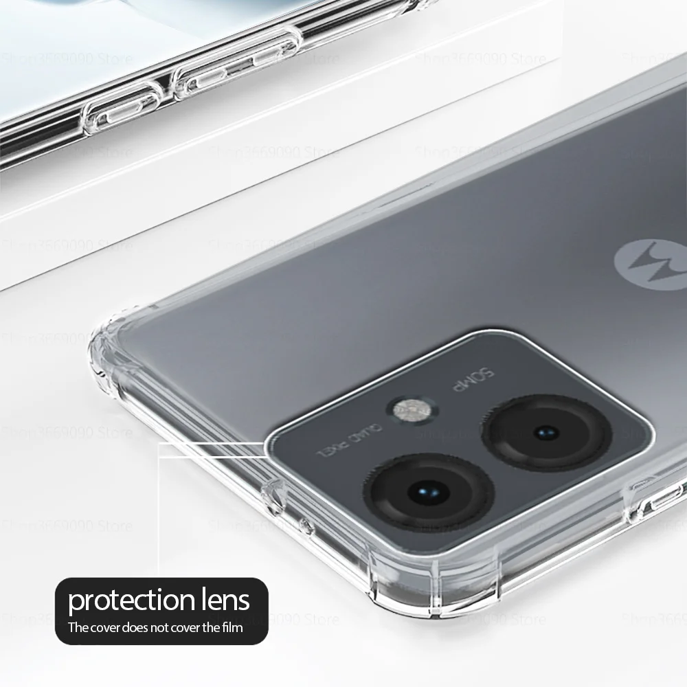 Phone Case Camera Protection Back Cover For Motorola Moto G 14