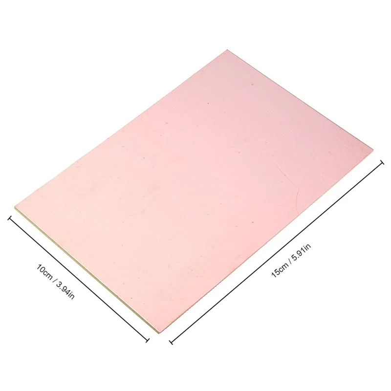 10Pcs 10x15cm FR-4 Fiberglass Board PCB Single-Sided Laminated Printed Circuit Board Thickness 0.15/0.4/0.6/0.8/1.0/1.2/2mm pcb board pcb board assembly printed circuit board
