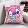 Lilo and Stitch Stitch pillow cover Stitch Lucky Dragon pillow cover sofa cushion cover home room decoration children gift 3