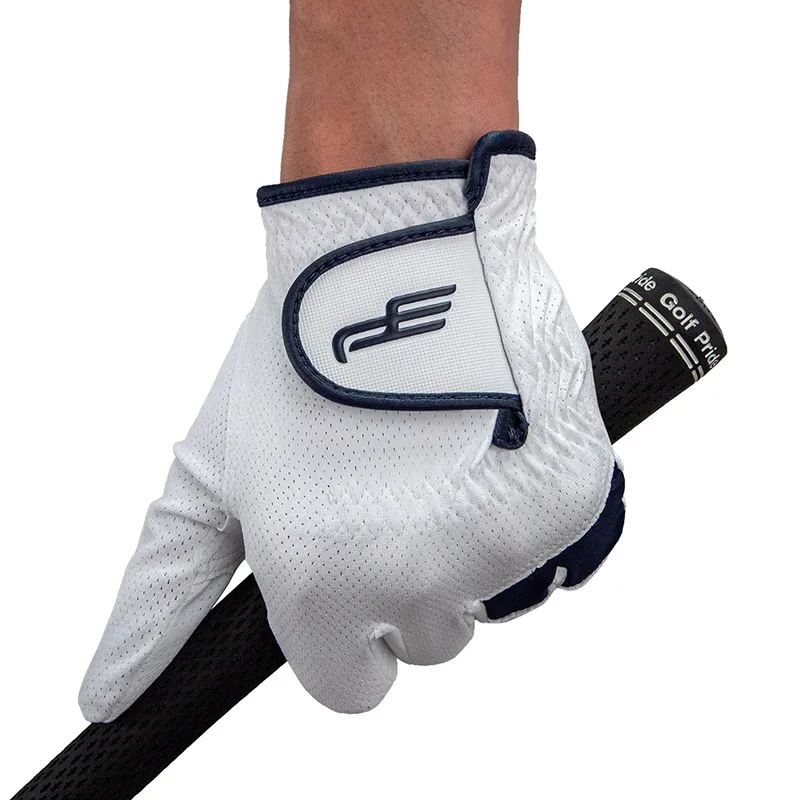 

PLAYEAGLE 2023 Summer White Color 1 Pcs Men's Golf Glove Left hand Micro Soft Breathable Golf Gloves Men