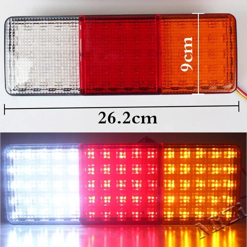 75-LED Car Rear Bright Light Stop fanale posteriore indicatore di direzione camion rimorchio RV arresto barca indicatore di direzione retromarcia posteriore