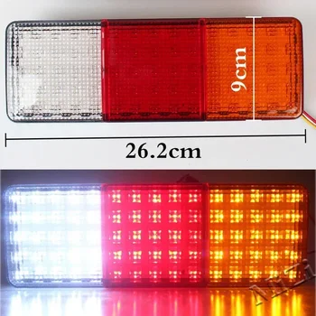 75-LED Car Rear Bright Light Stop fanale posteriore indicatore di direzione camion rimorchio RV arresto barca indicatore di direzione retromarcia posteriore