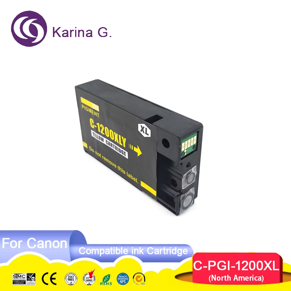 C-1200XL PGI-1200 PGI1200XL Premium Compatible Color Inkjet Ink Cartridge for M