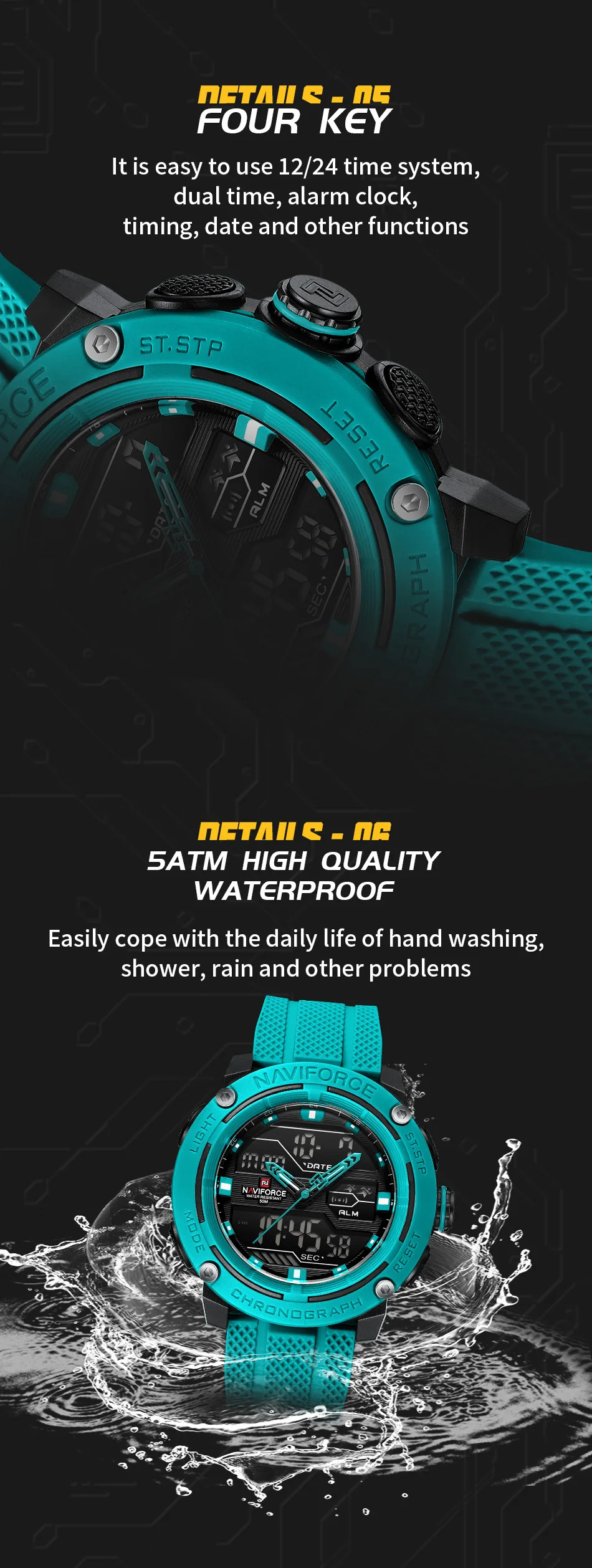 NAVIFORCE 7114 Men's Watch description image 9