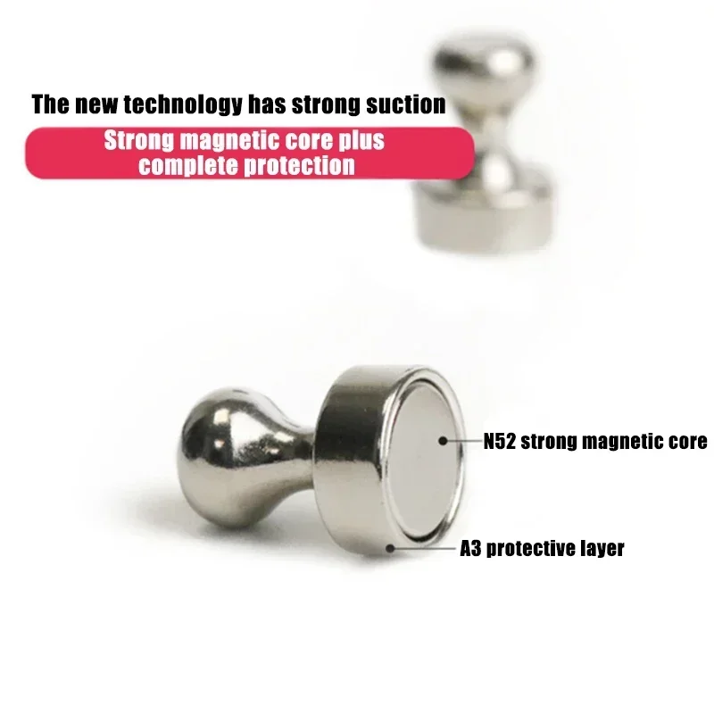 12-piece Set of Neodymium Magnets Magnet Magnetic Nails Suction Cup Type DIY Magnets Super Strong Durable and Strong Powerful