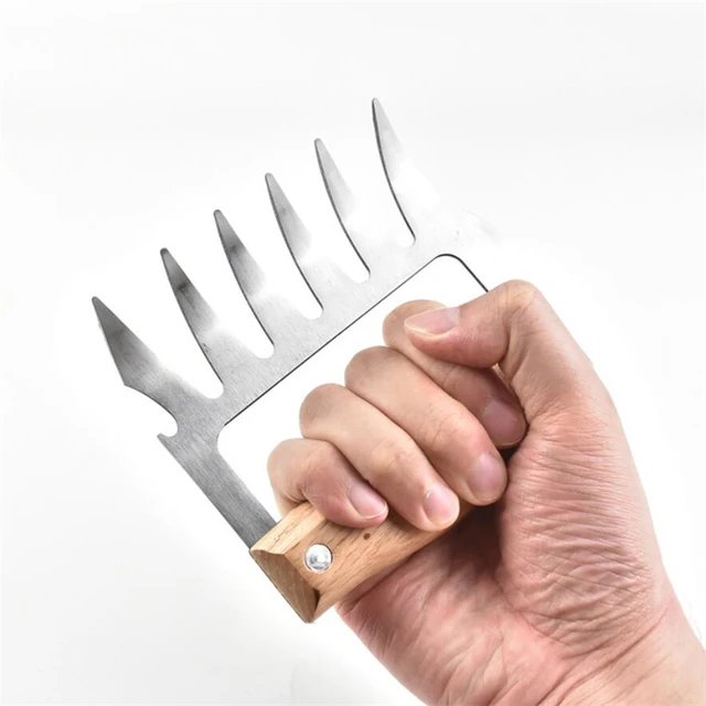 1 Db Medve Karmok Barbecue Villa Pull Aprítás Sertéshús Shredde Kézi Húsbilincs Sült Konyhai Szerszám Bbq Főzési Kiegészítők - Image 6