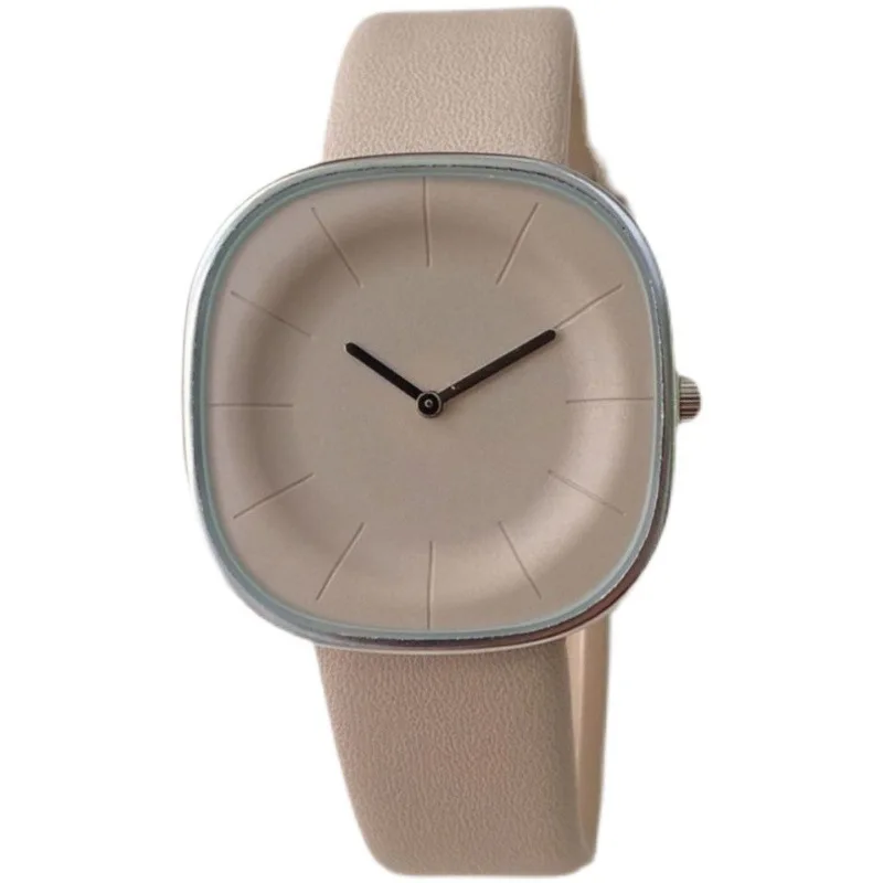 

Часы наручные женские кварцевые с кожаным ремешком, модные брендовые спортивные, в простом стиле