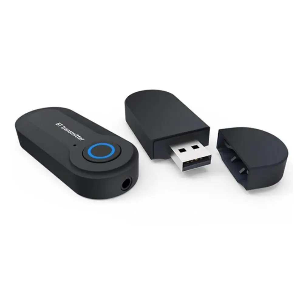 Bluetooth Transmitter Receiver Music Audio Adapter Headphones MP3 MP4 TV PC DVD Via 3.5mm Audio Cable RCA Cable