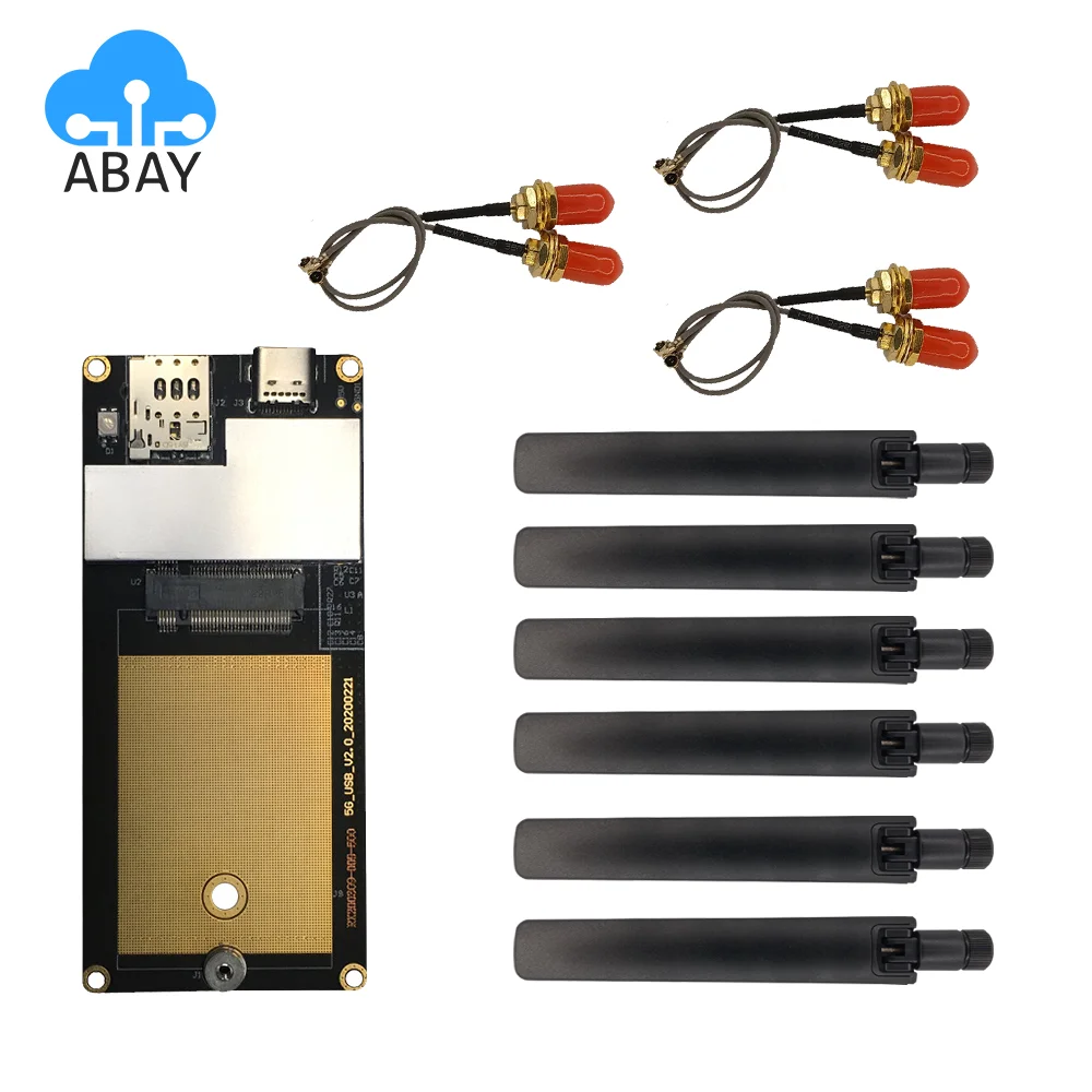 

Адаптер M.2-USB с GPS-антенной Pigtail для модуля M.2 5G, модуль Gosuncn GM800