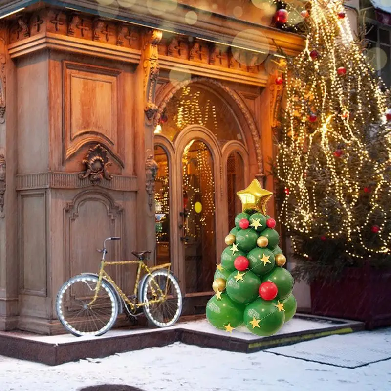 

Рождественская елка, воздушные шары, Рождественский шар, гирлянда, арка, наборы, портативные рождественские латексные шары, инструменты