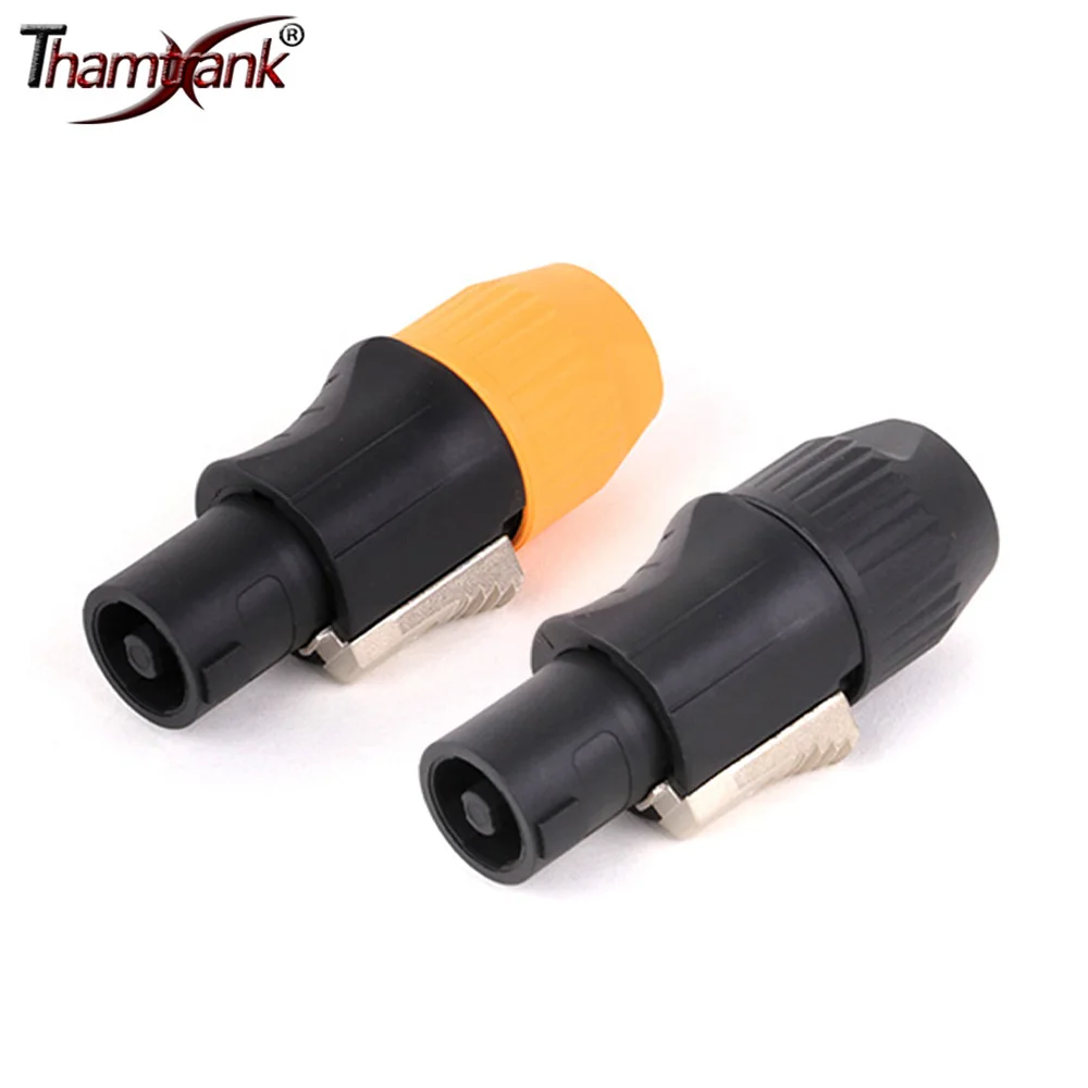 

8 шт. новый дизайн, 4 контакта, штепсельная вилка, гнездовой разъем, водонепроницаемый кабель для динамика, адаптер, разъемы, 4 полюса, звуковой динамик, поворотный замок