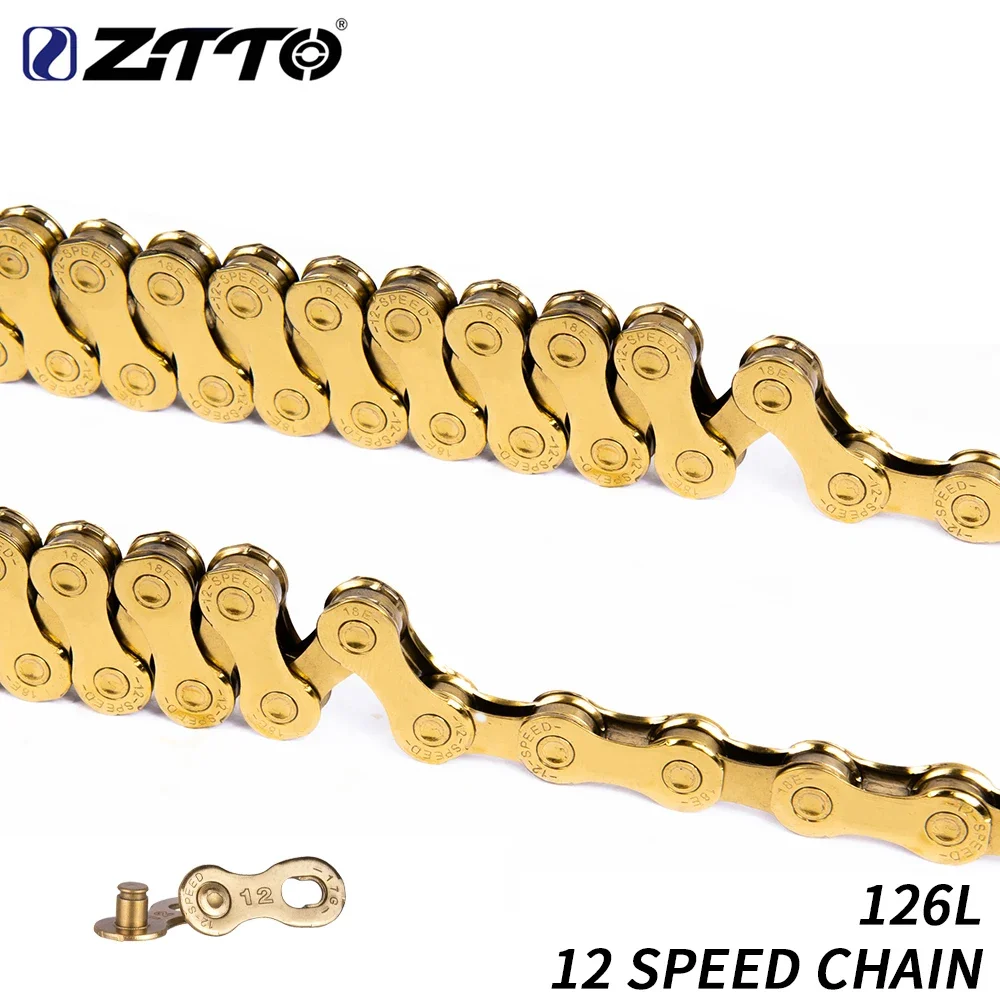 Bicycle Chain Bicycle Chains ZTTO 12 Speed Bike Chain 126 Links MTB Mountain Road 12S Bicycle Chains 12speed 24s With Missing Link Connecter