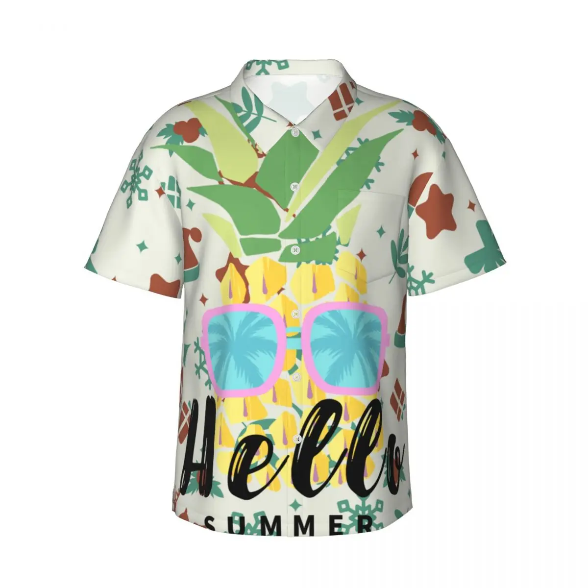 

Graffiti pineapple Hawaiian Shirt