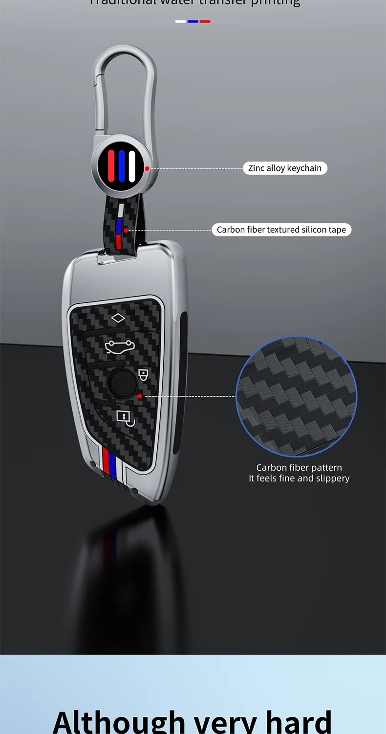 Auto Schlüssel Fall Abdeckung Fob Schlüsselring Für BMW F30 F11 X3 F25 Serie 1 E39 X4 G20 X5 G05 F40 X6 F44 216X1 G30 320i Auto Styling – Detail 12